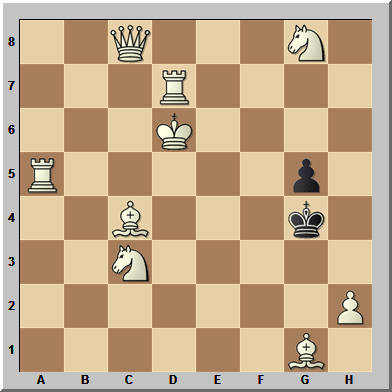 Problema de ajedrez compuesto por K. Skogsenden