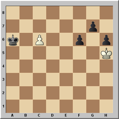 Rompecabezas de ajedrez aplicando la maniobra de Reti
