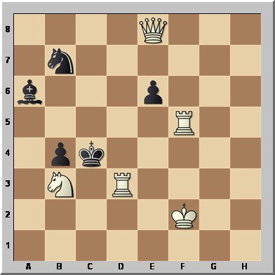 Problema de ajedrez compuesto por E. Giegold