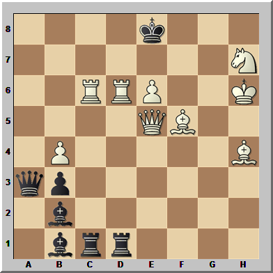 Problema de ajedrez compuesto A. Casa