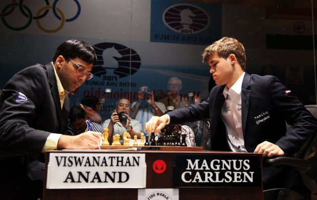 <br />
Partida Nro 04 del mundial de ajedrez 2013 Anand-Carlsen