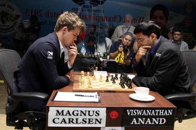 <br />
Partida Nro 05 del mundial de ajedrez 2013 Anand-Carlsen